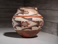 Laguna Polychrome Pottery Jar