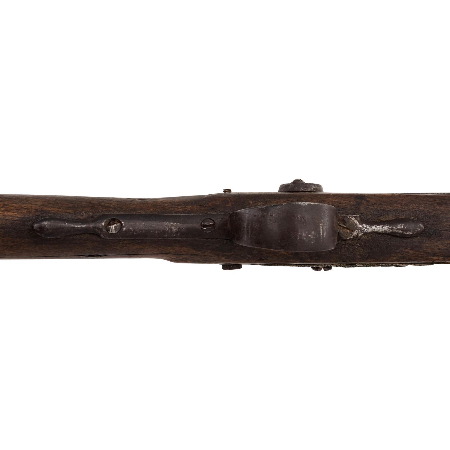 Percussion Altered British Board of Ordnance Marked Northwest Trade Gun by Morris