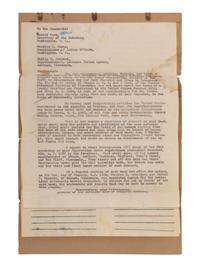 [NATIVE AMERICAN]. ARMSTRONG, Charles D. (1866-1931). Papers of Charles D. Armstrong of the Bad River Band of the Lake Superior Tribe of Chippewa Indians, including letters, documents, maps, and photographs.