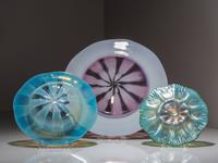 Three Pastel Plates