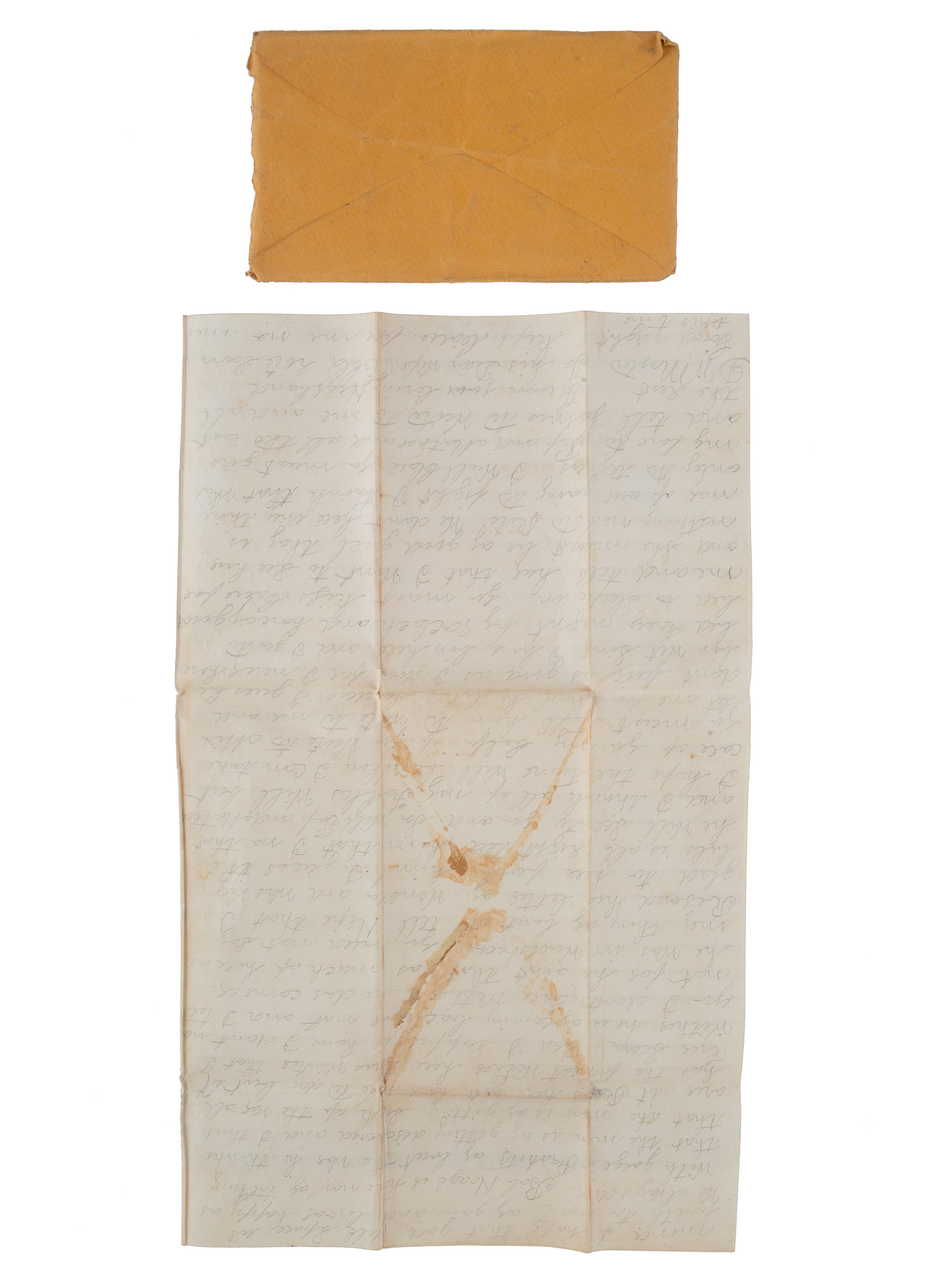 [CIVIL WAR]. Extensive letter archive of Private David W. Masten, Co. E, New York 143rd Infantry, musician, private, and member of the Ambulance Corps.