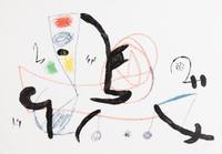 Joan Miró (Spanish, 1893-1983) — Maravillas con Variaciones Acrósticas en El Jardín de Miró: one plat e , 1975