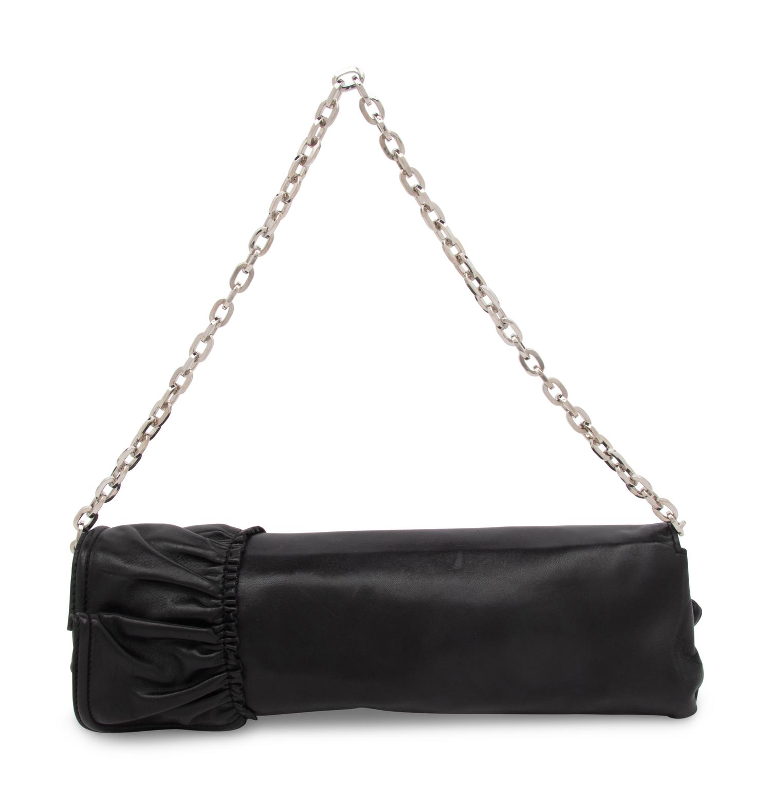 Valentino, Black Leather Convertible Bag