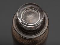 A Pair of Andrew Clemens (American, 1857-1894) 'Sweetheart' Sand Bottles