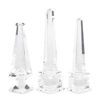 Three Glass Obelisks