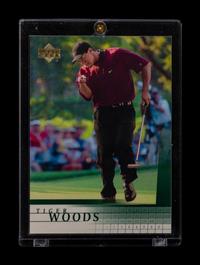 A Group of Six 2001 Tiger Woods Golf Cards