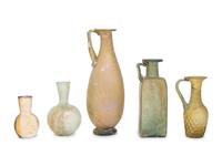 Five Roman Glass Vessels
