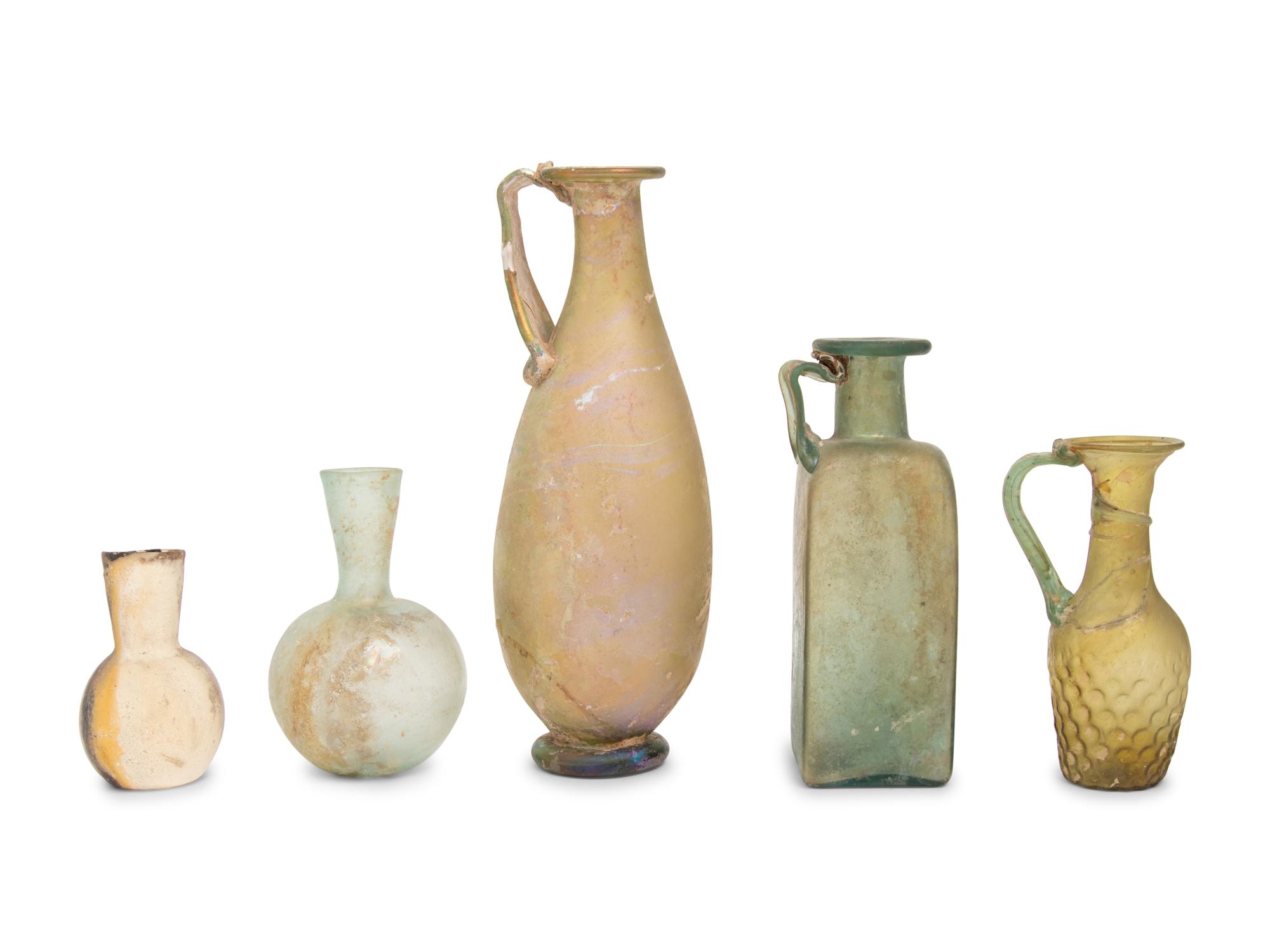 Five Roman Glass Vessels