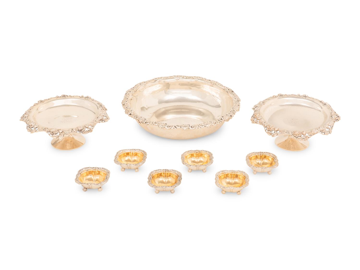 A Group of Tiffany and Co. Silver Table Articles