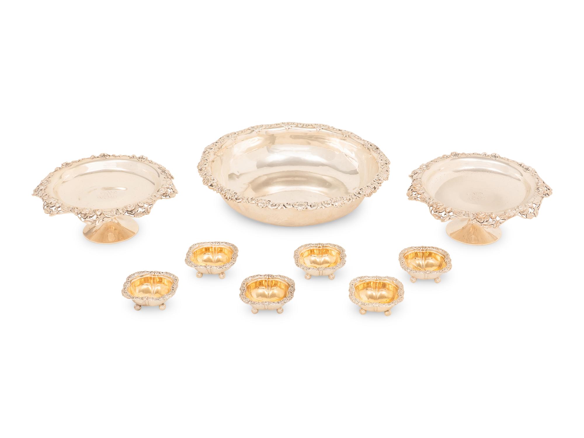 A Group of Tiffany and Co. Silver Table Articles