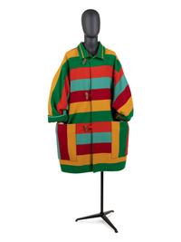 Two Designer Items: One Robave Coat & One Scarf by Nick Cave, 1990s