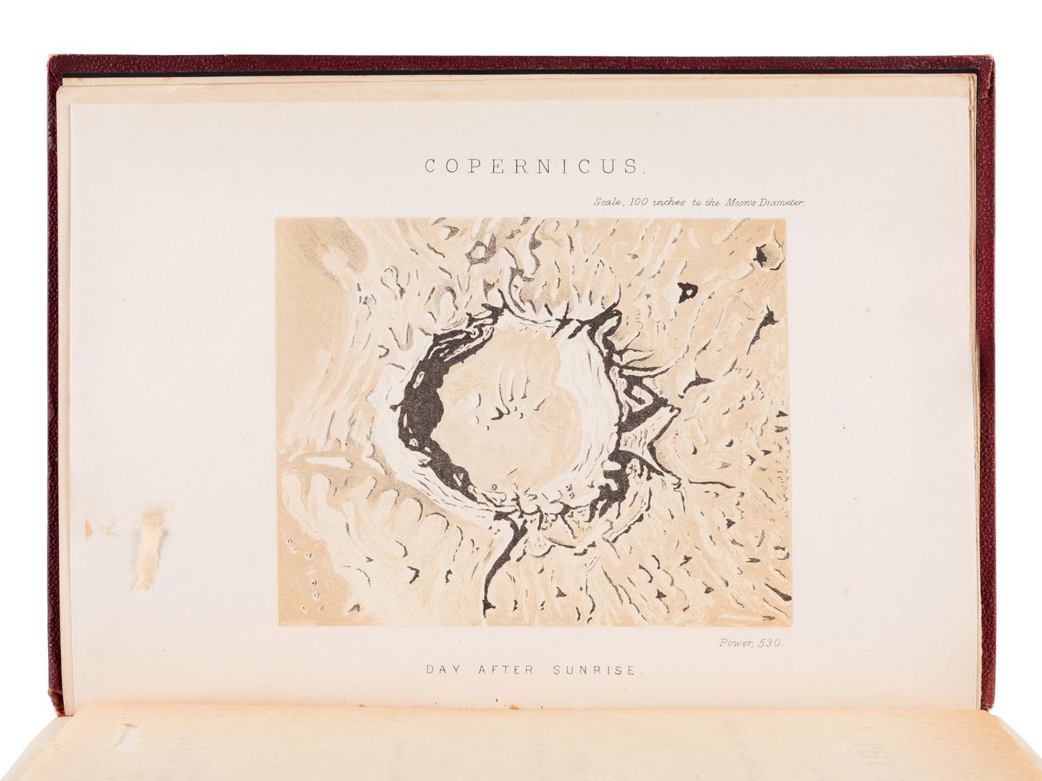 NEISON, Edmund (1849-1940). The Moon and the Condition and Configurations of its Surface. London: Longmans, Green, and Co., 1876.