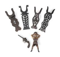 Six Cast Iron Boot Jackets
