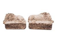 A Pair of Composition Models of Sleeping Lions