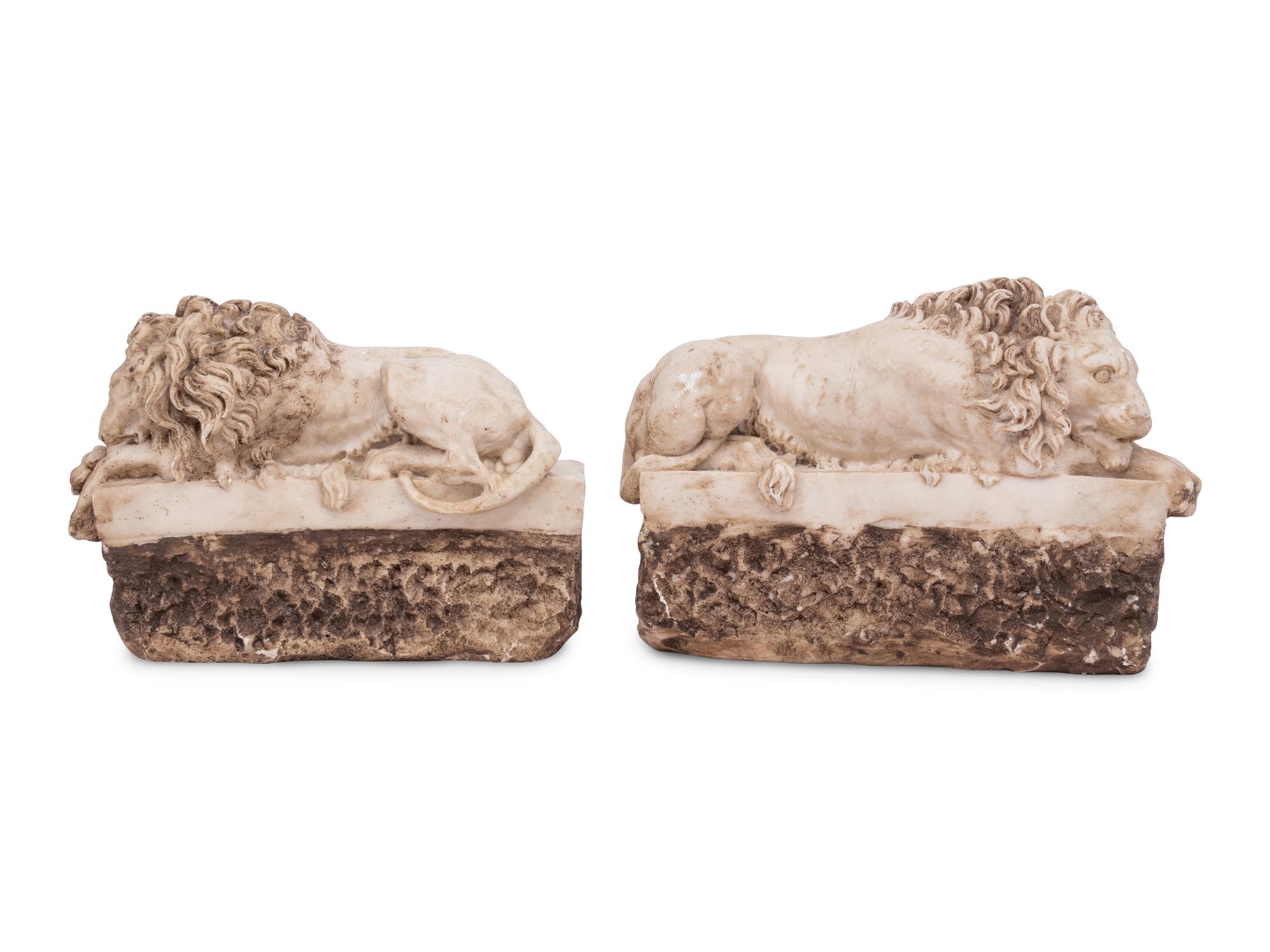 A Pair of Composition Models of Sleeping Lions