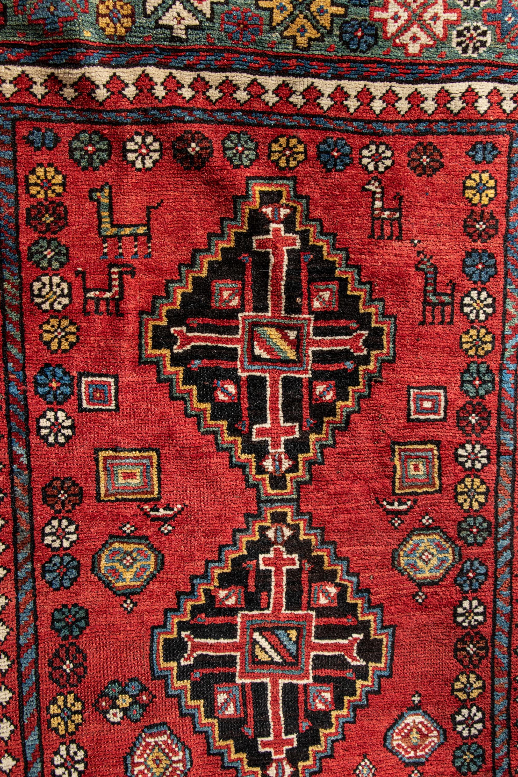 A Kazakh Wool Rug