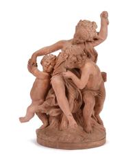 A French Terra Cotta Figural Group Height 25 1/4 inches. — AFTER CLODION, LATE 19TH/EARLY 20TH CENTURY