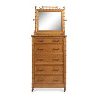 A Carved Bamboo and Bird's Eye Maple Bedroom Suite