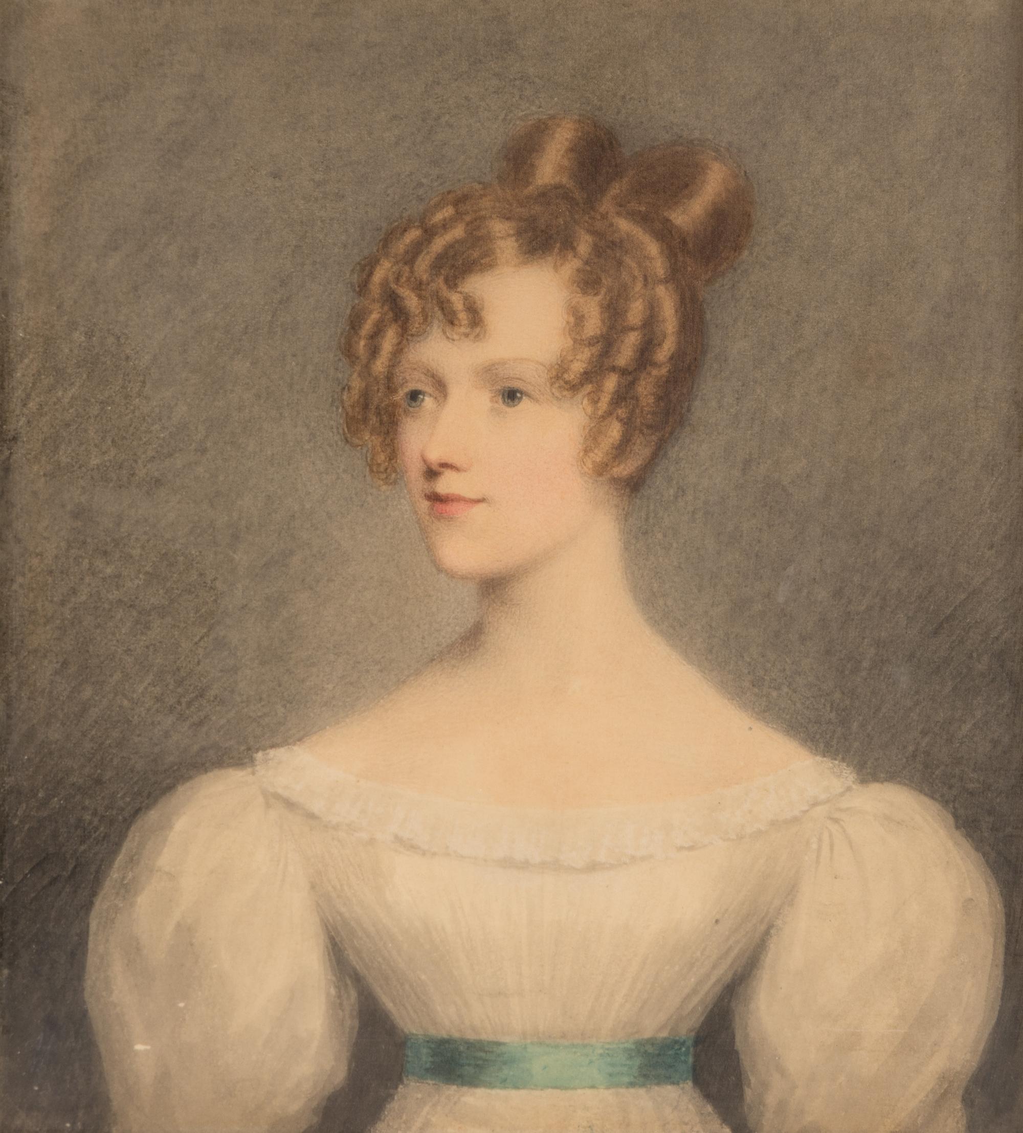 Portrait of Miss Foote, Actress and Portrait of a Woman (a pair of works), 1827