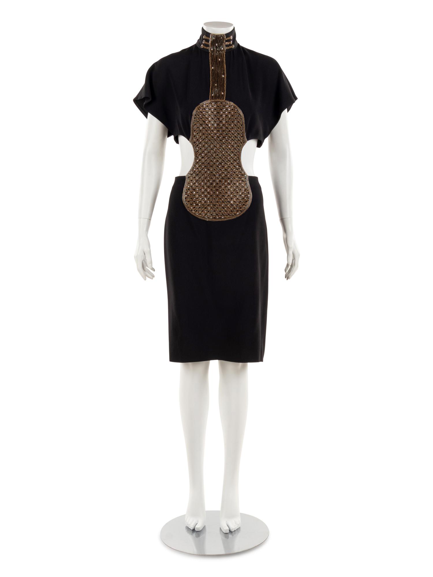 Chloé Violin Cut-out Black Dress, 2013 Reissue with Tags