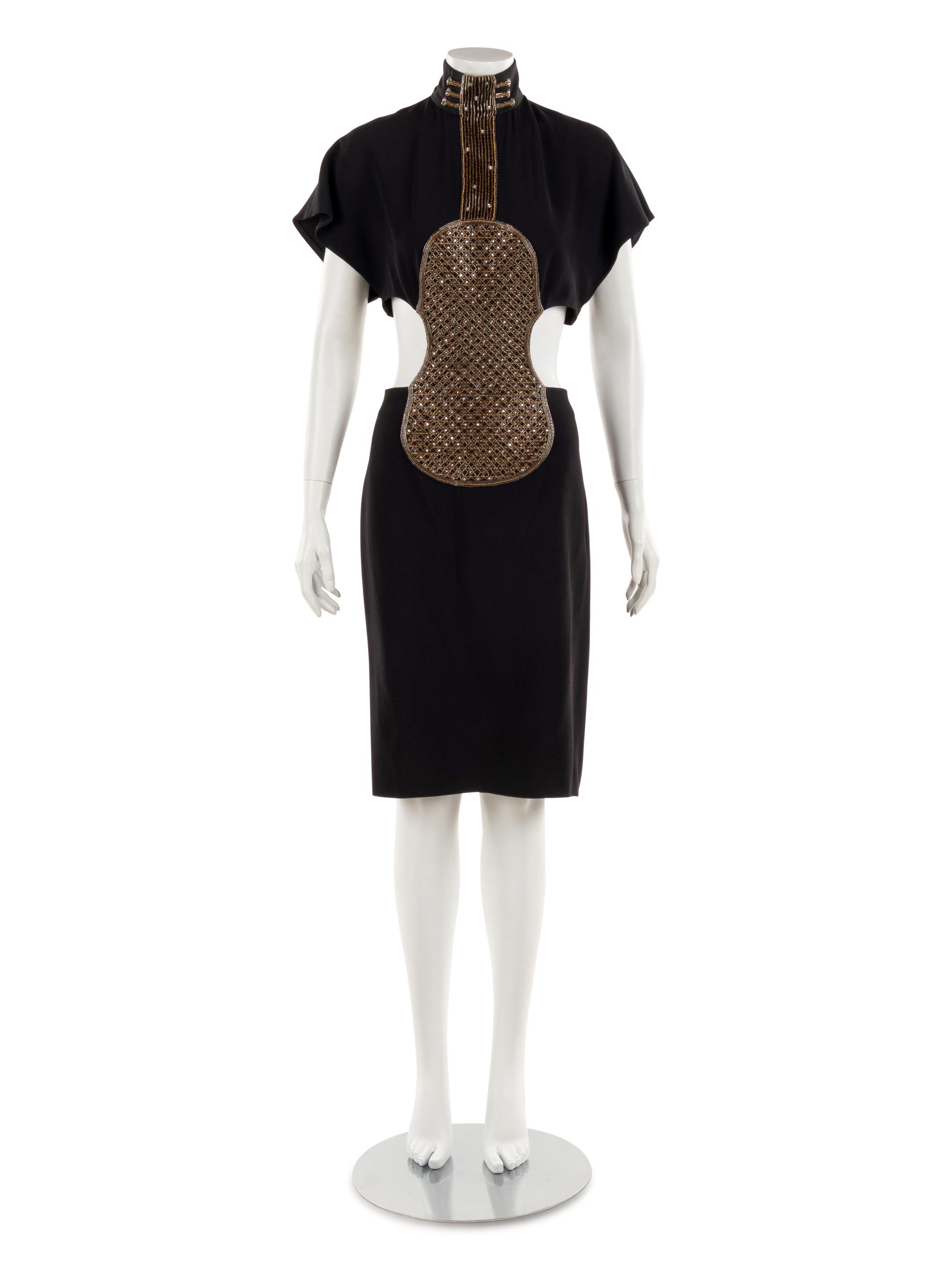 Chloé Violin Cut-out Black Dress, 2013 Reissue with Tags