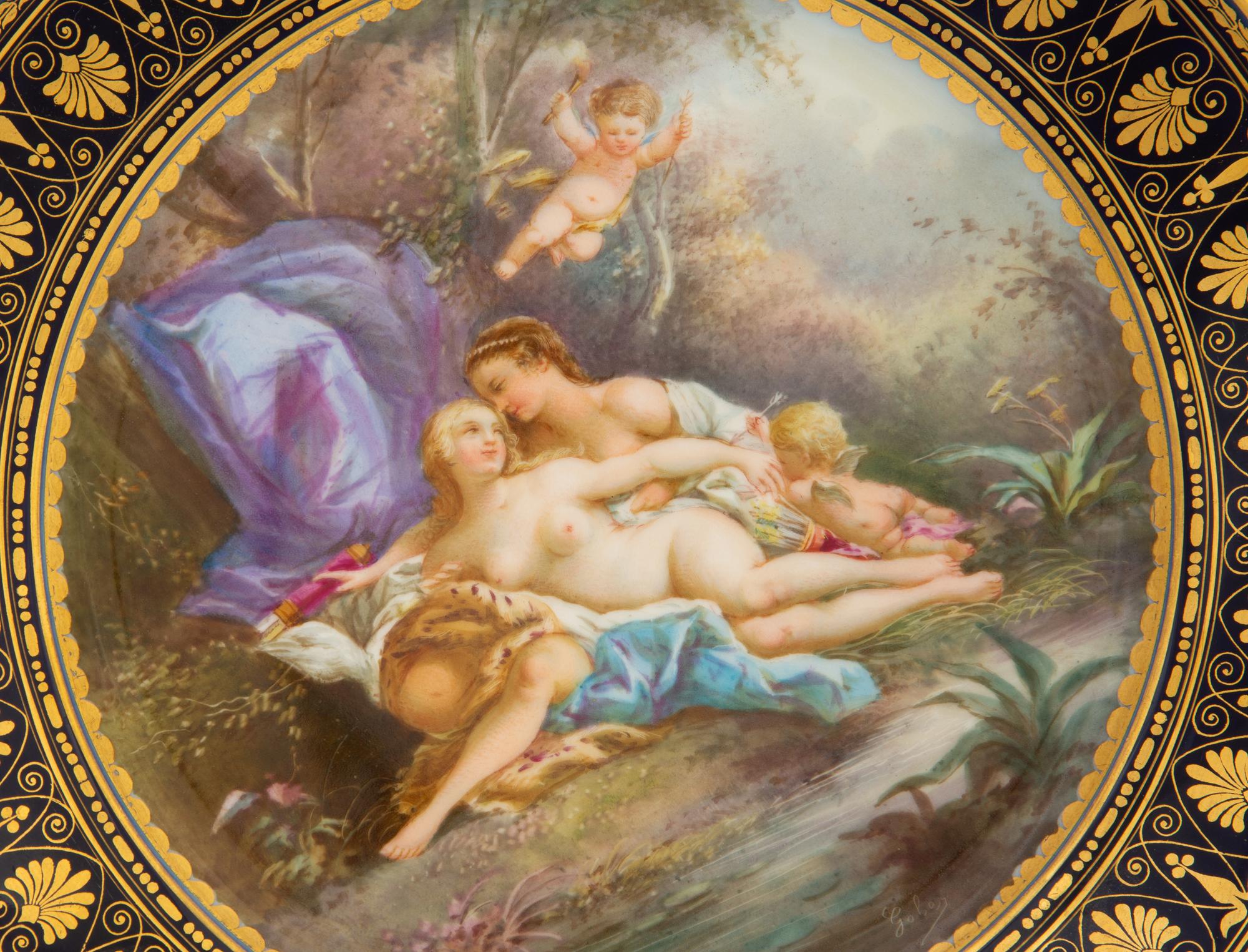 A Sèvres Porcelain Cabinet Plate — 19TH CENTURY