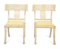 A Pair of Painted Klismos Chairs in the Style of T. H. Robsjohn-Gibbings — 20TH CENTURY
