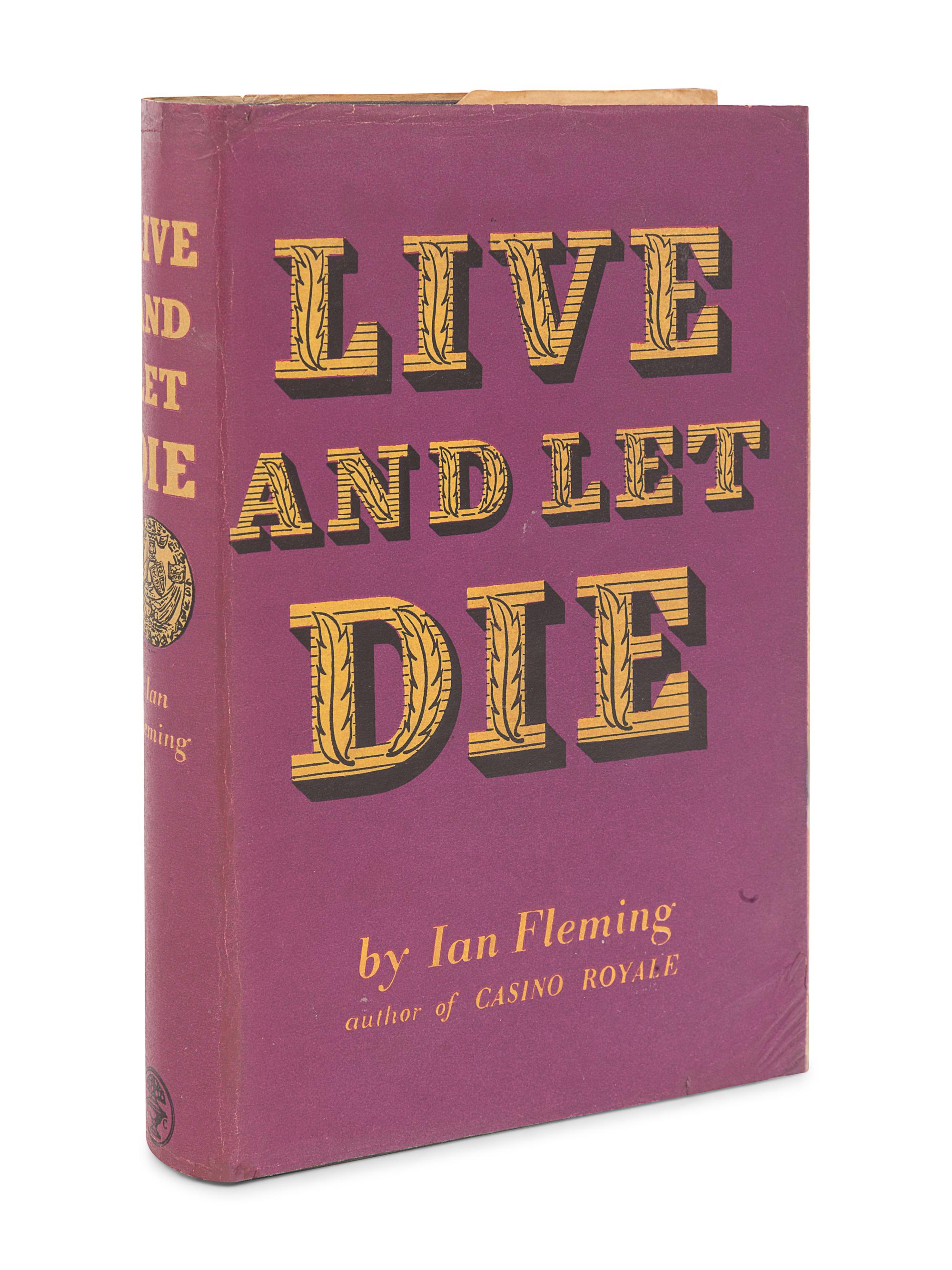 FLEMING, Ian (1908-1964). Live and Let Die. London: Jonathan Cape, 1954.