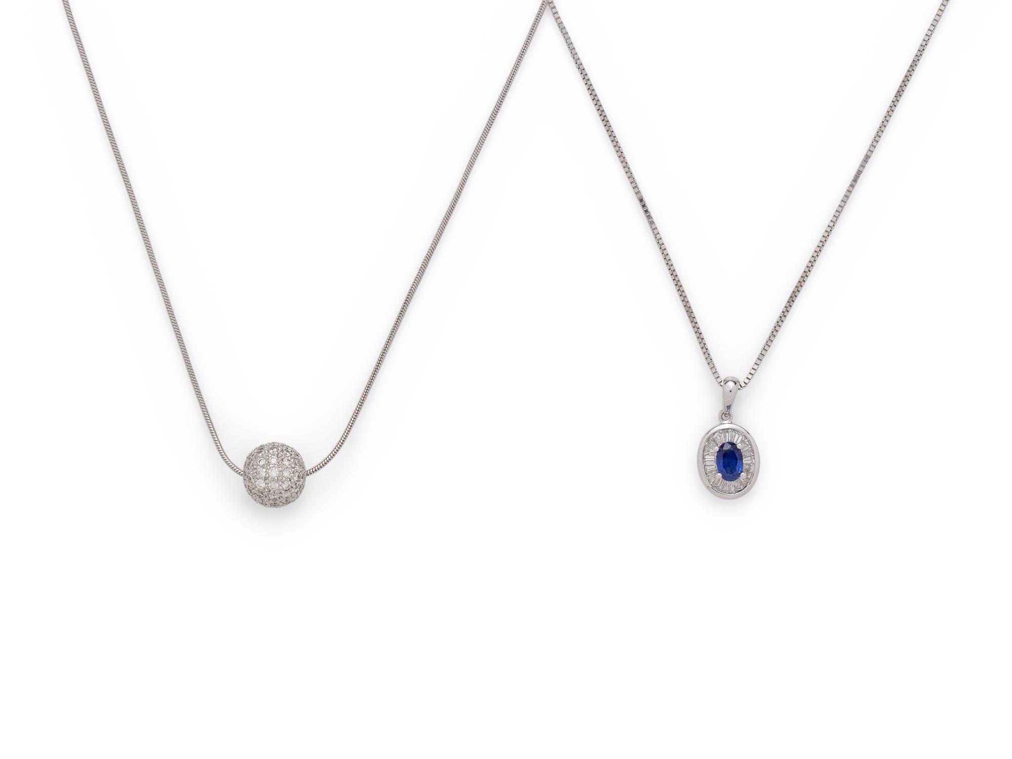 COLLECTION OF DIAMOND NECKLACES