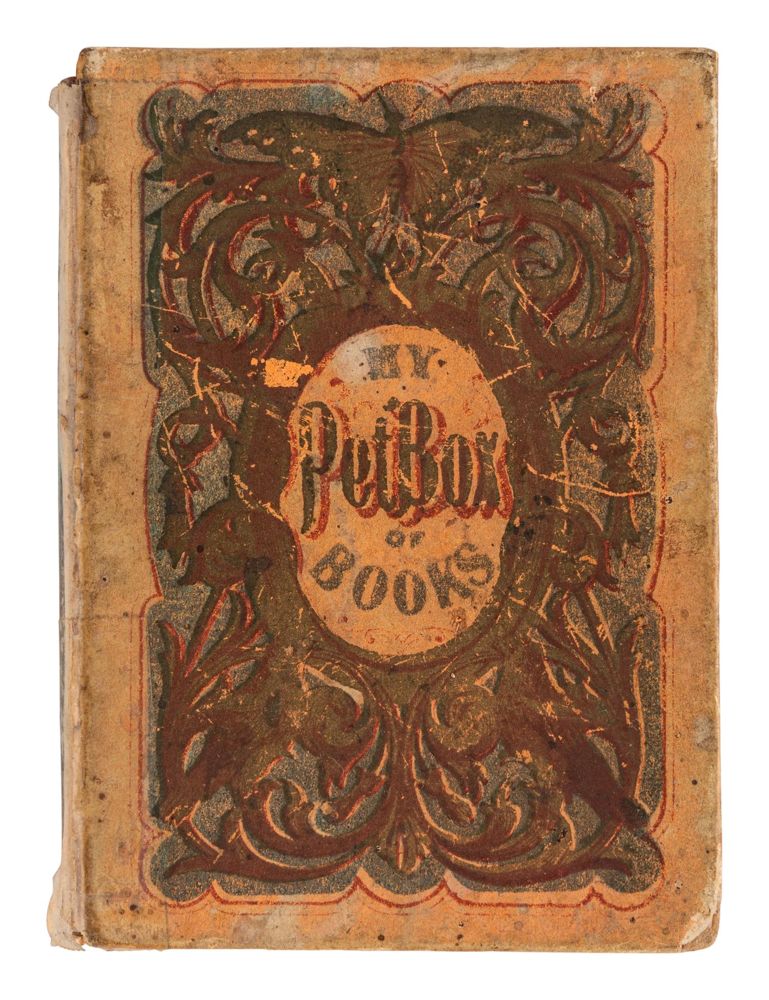 [MINIATURE BOOKS]. My Pet Box of Books . New York: Appleton, [ca 1850s].