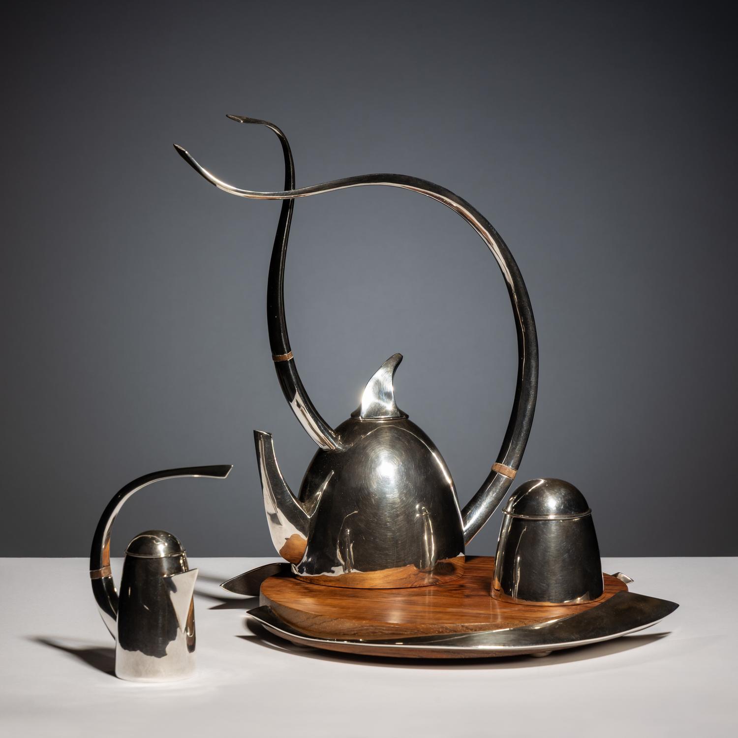 Sterling Silver Tea Service and tray, 1997