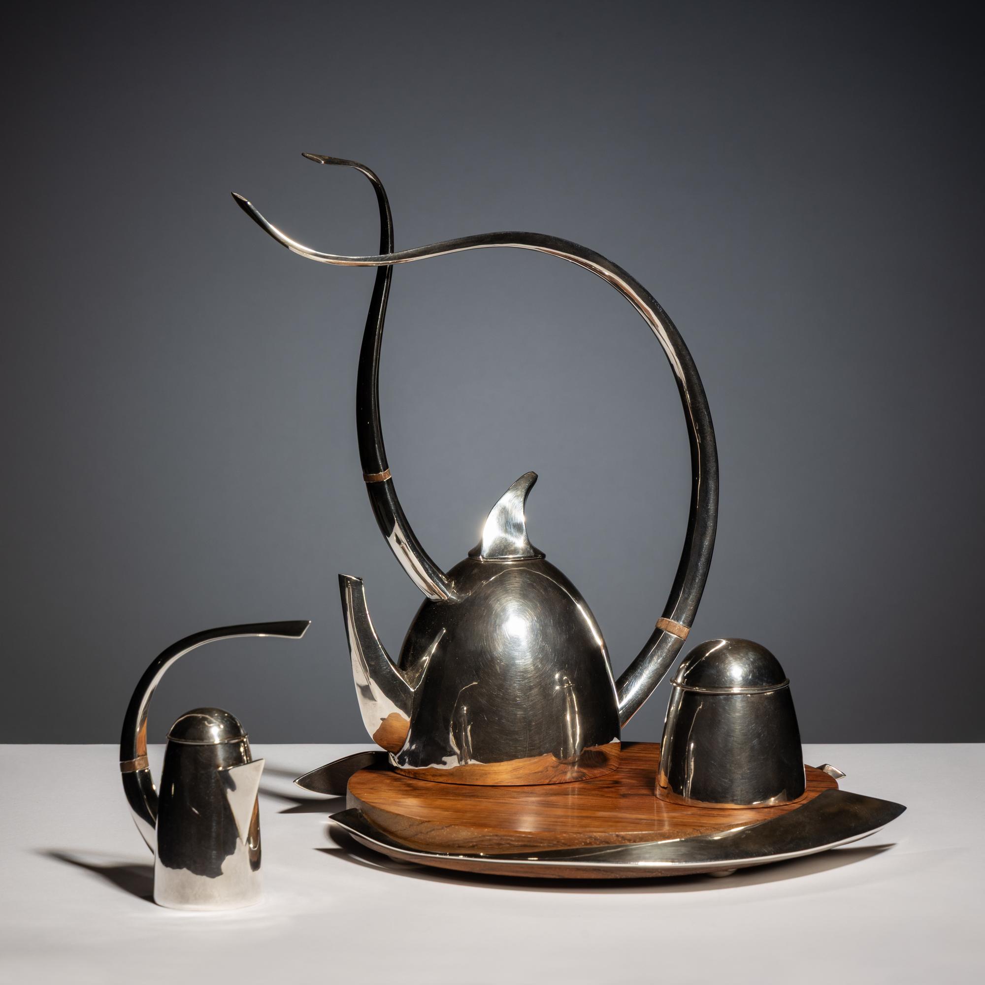 Sterling Silver Tea Service and tray, 1997