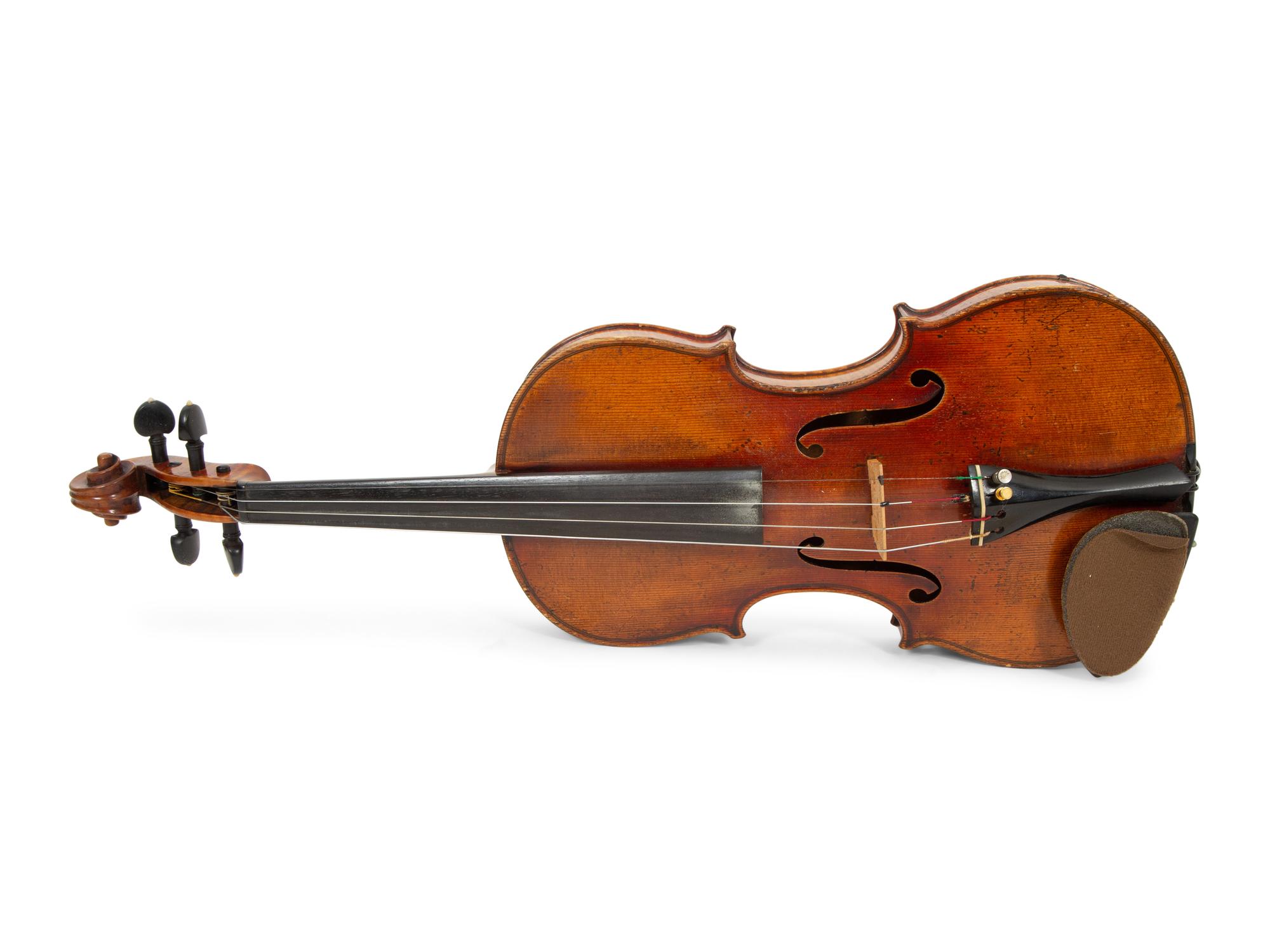 Two Cased Violins with Bows