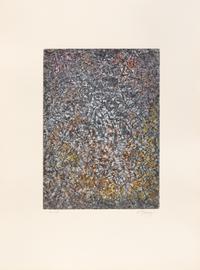 Mark Tobey, (American, 1890-1976), A group of 5 prints: They've Come Back II, 1971 Divertimento, 1971 Glowing Fall, 1975 Liberation, 19