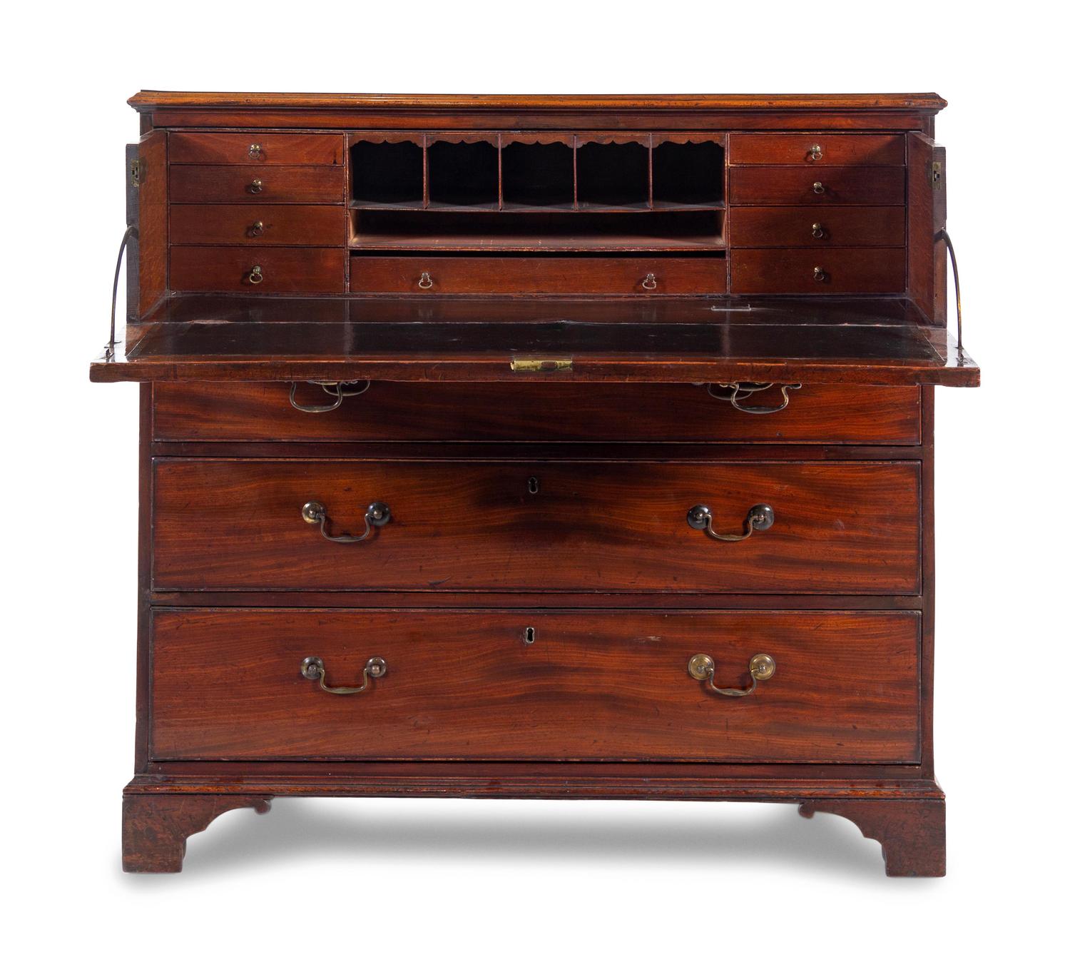 A George III Style Mahogany Butler's Secretary