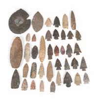 An Assortment of Flint Points and Blades