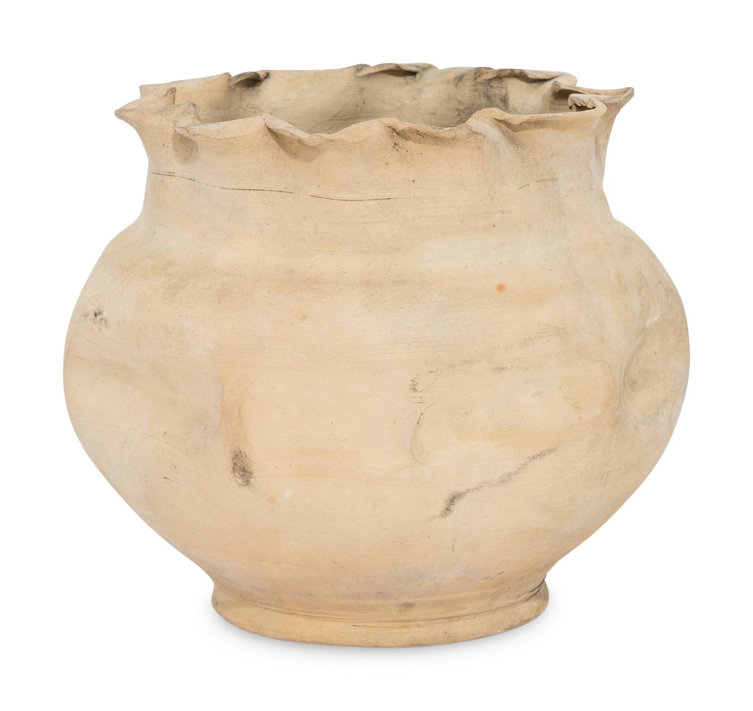 Vase with Pinched Rim