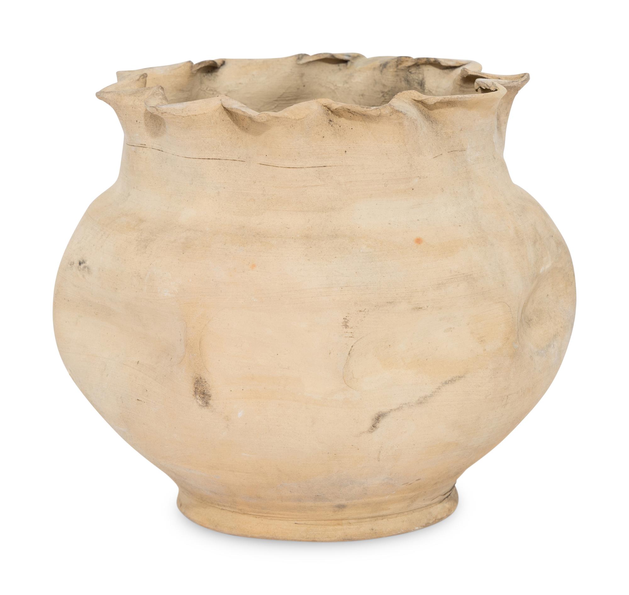 Vase with Pinched Rim