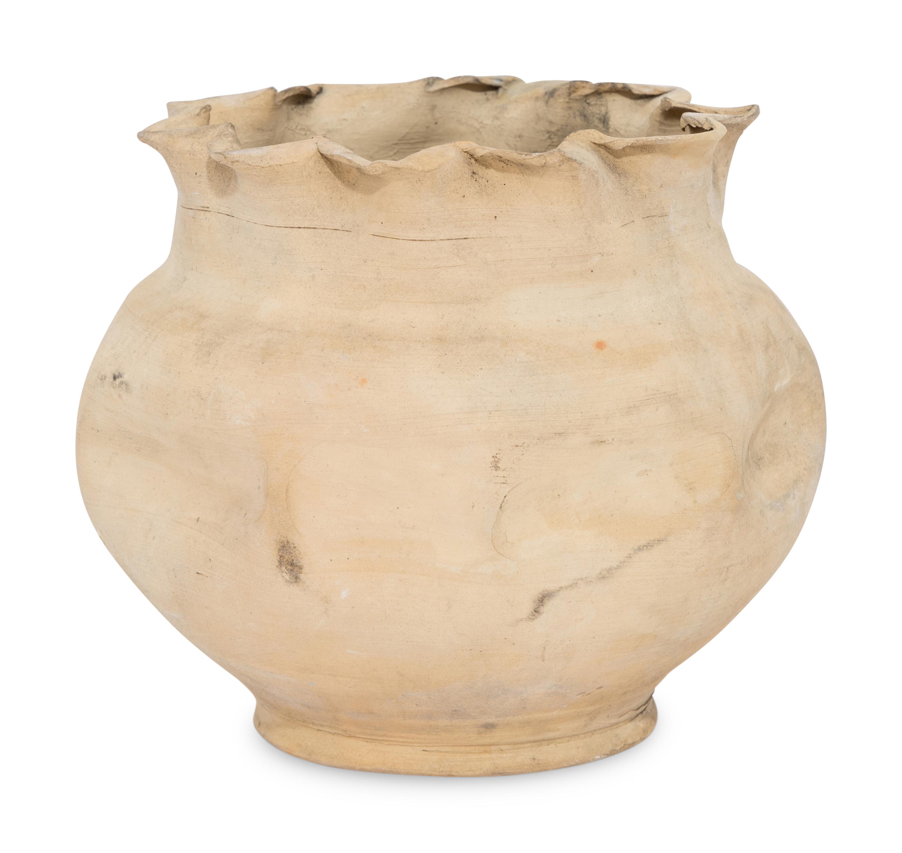 Vase with Pinched Rim