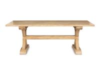 A Contemporary Rustic Style Trestle Table