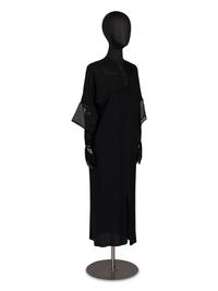 Geoffrey Beene Silk Semi-Sheer Dress
