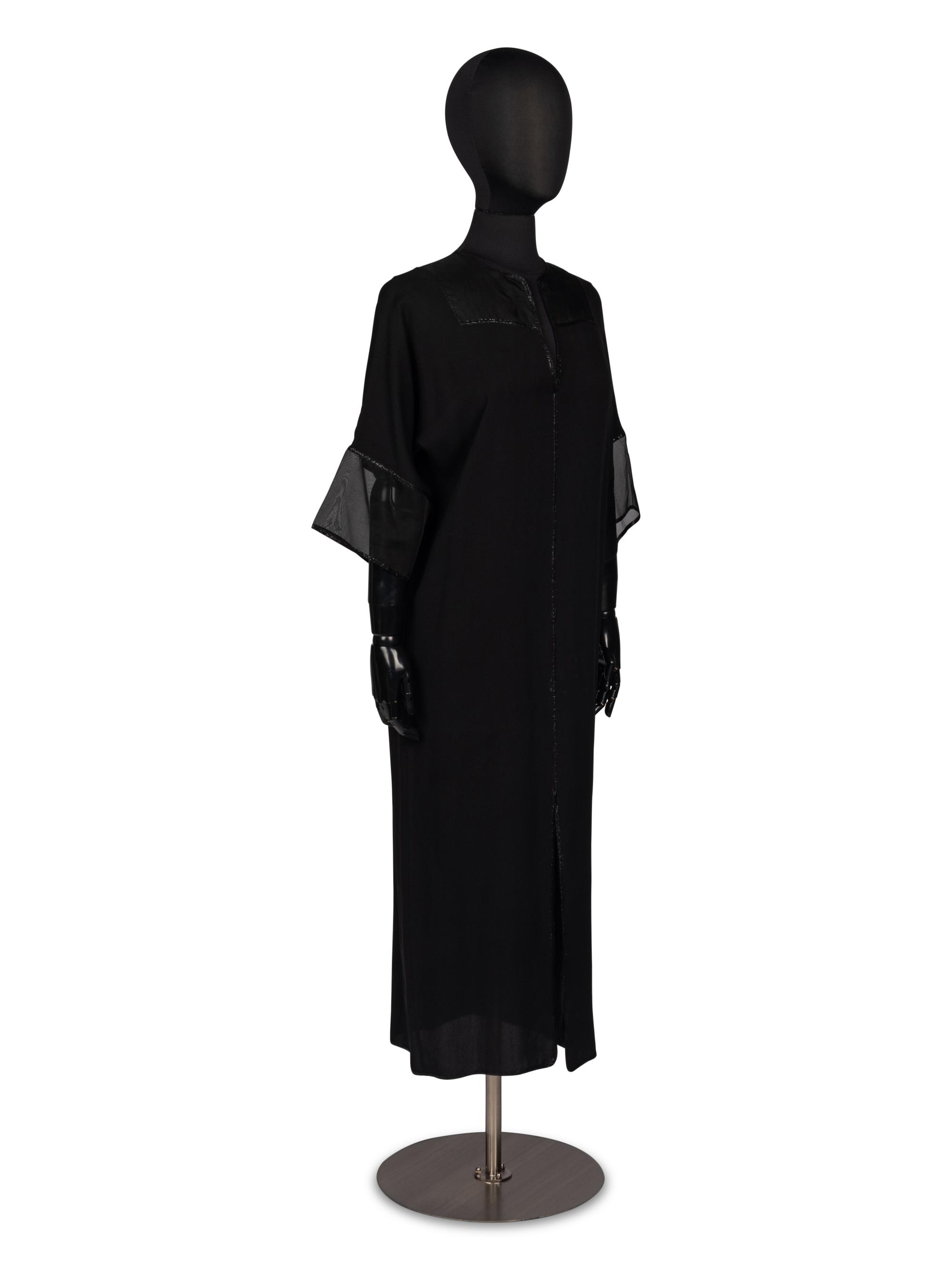 Geoffrey Beene Silk Semi-Sheer Dress