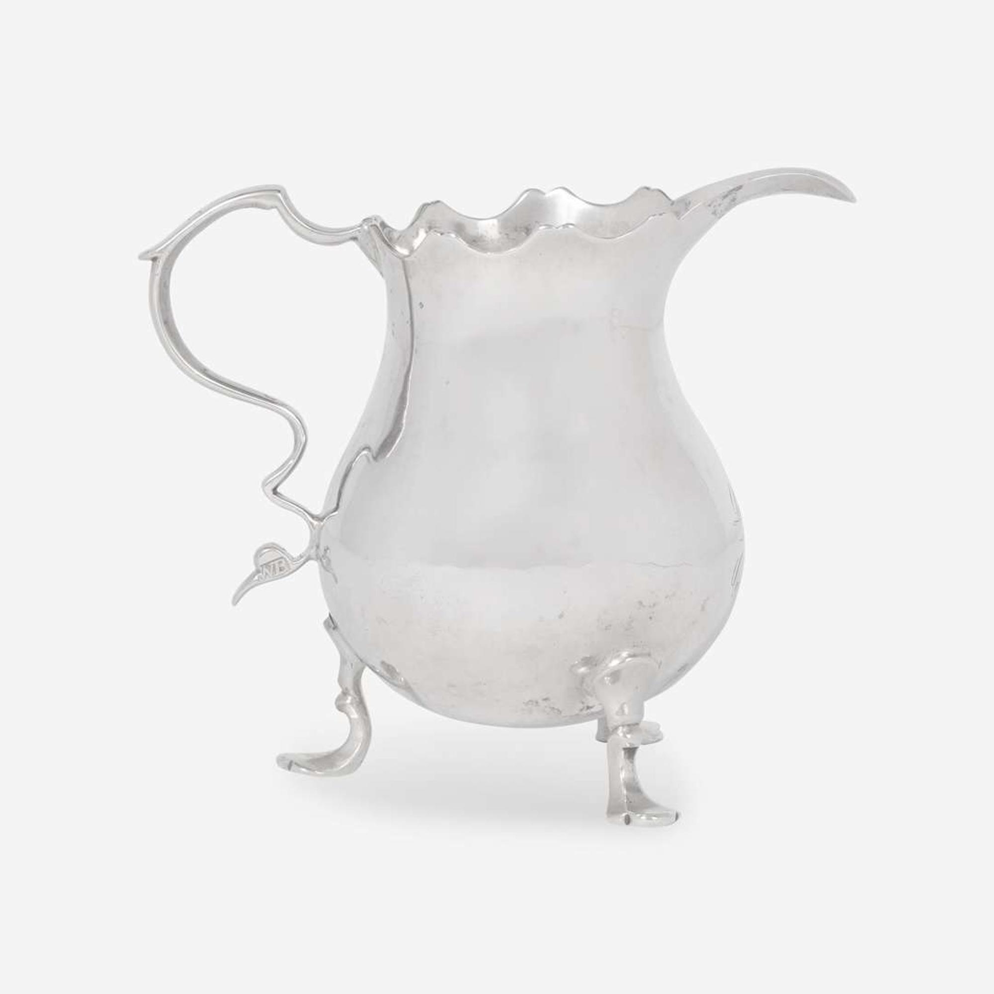 A silver cream pot William Breed (1719-1762), Boston, MA, circa 1740