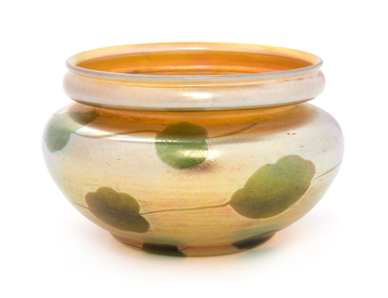 Vase with Heart and Vine Pattern