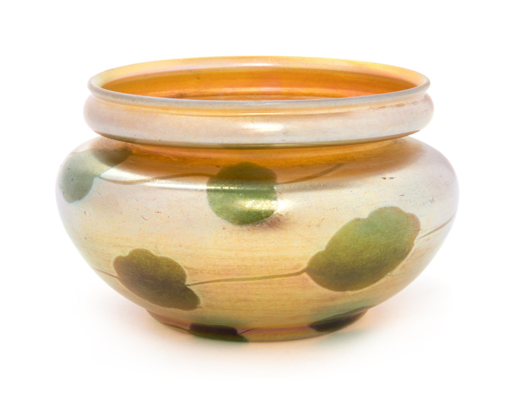 Vase with Heart and Vine Pattern