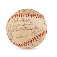 A 1952 Albany Cardinals Team Signed Autograph Baseball