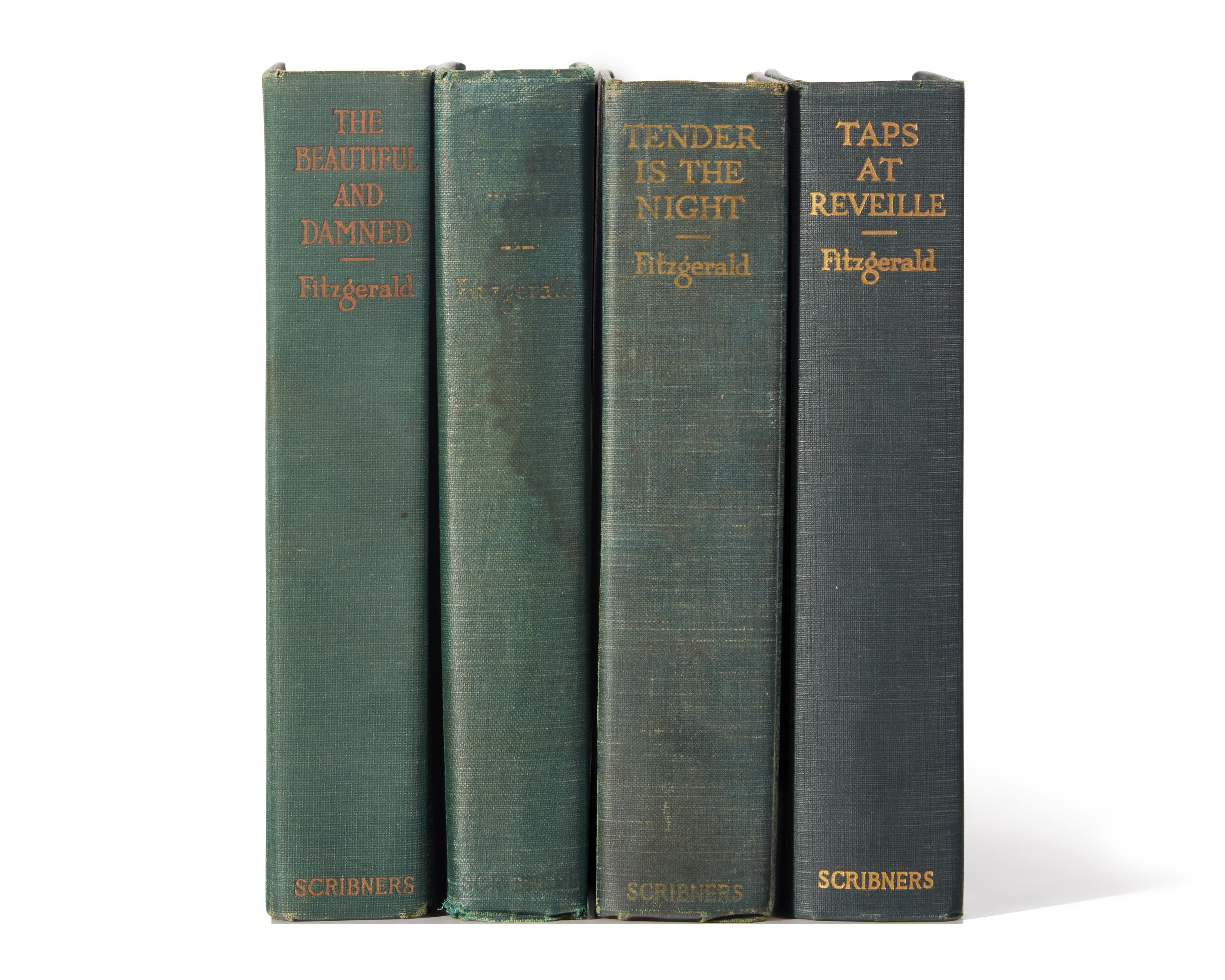 [Literature] Fitzgerald, F. Scott. Group of 4 First Editions