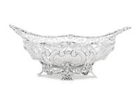 An American Silver Sugar Basket