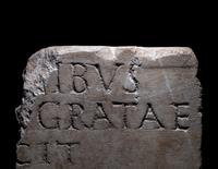 A Roman Marble Fragment with Latin Inscription