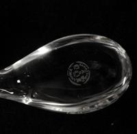 Two Baccarat Glass Table Articles